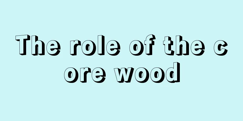 The role of the core wood
