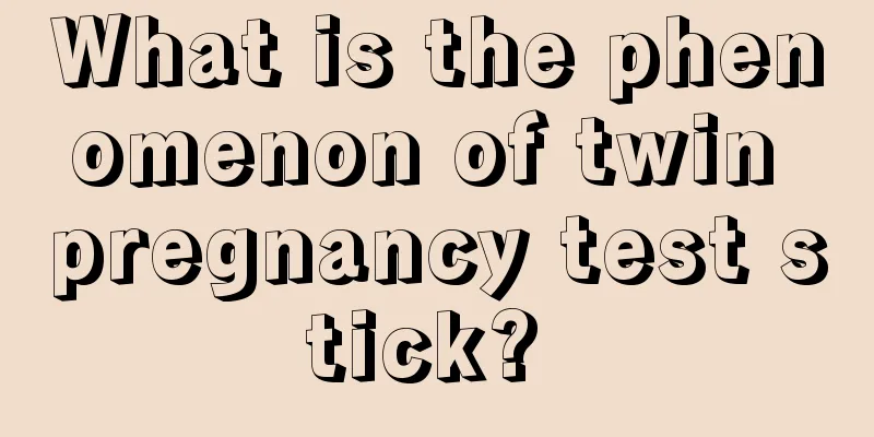 What is the phenomenon of twin pregnancy test stick? 