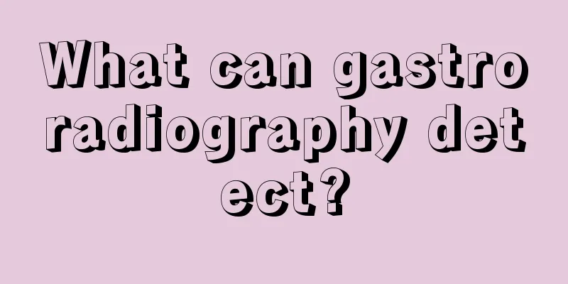 What can gastroradiography detect?