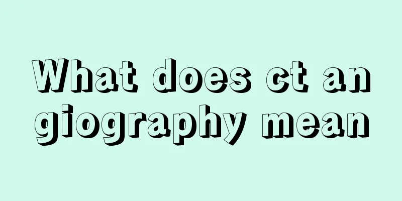 What does ct angiography mean