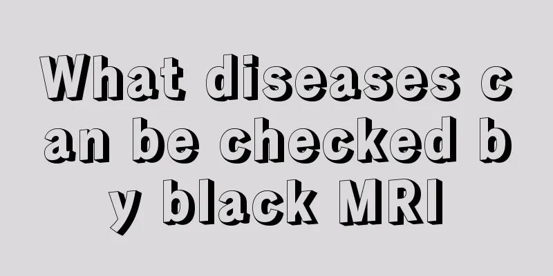 What diseases can be checked by black MRI