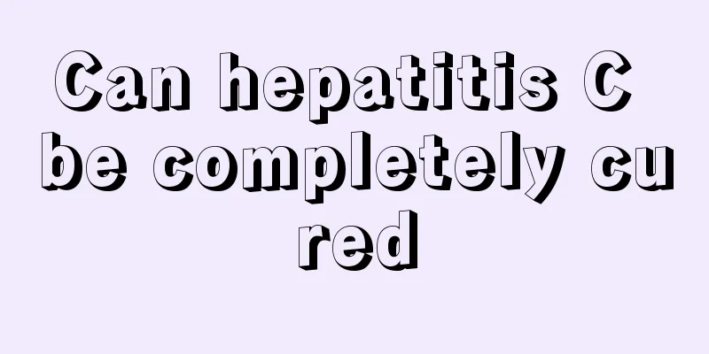 Can hepatitis C be completely cured