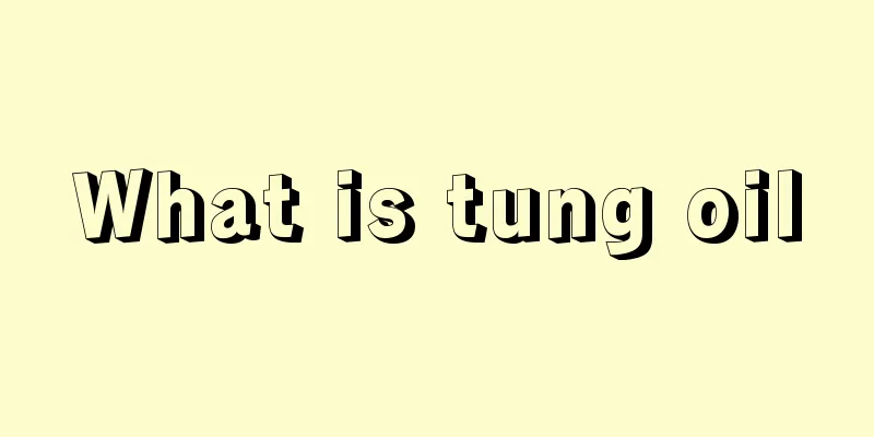 What is tung oil