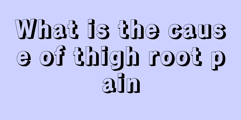 What is the cause of thigh root pain