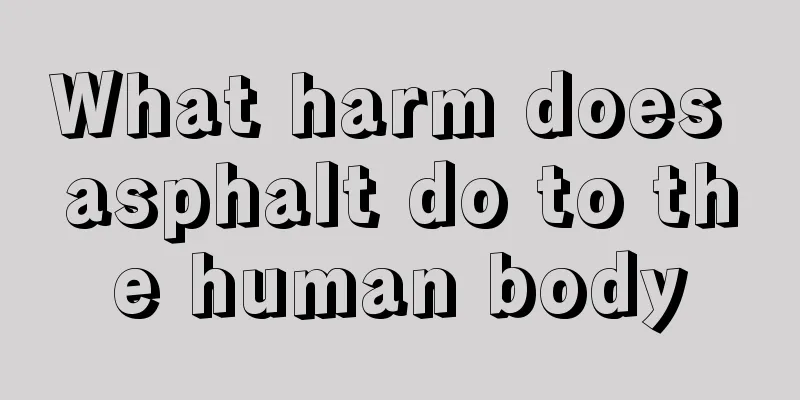 What harm does asphalt do to the human body