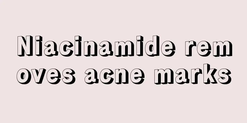 Niacinamide removes acne marks