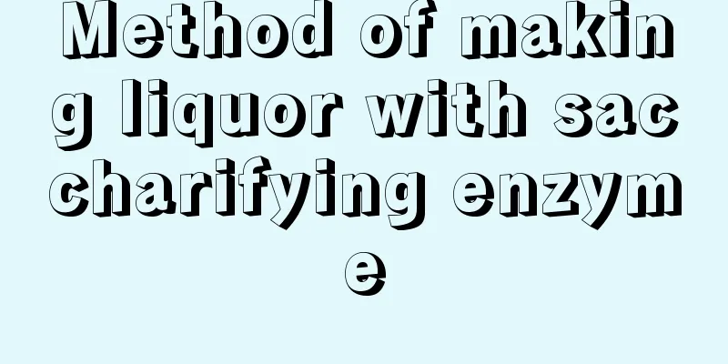 Method of making liquor with saccharifying enzyme