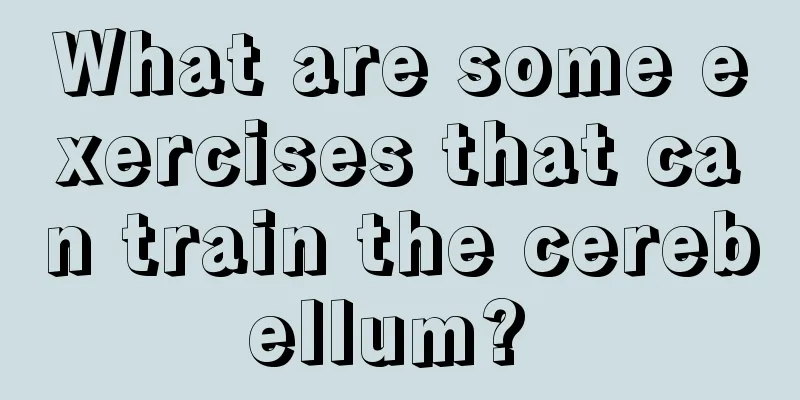 What are some exercises that can train the cerebellum? 