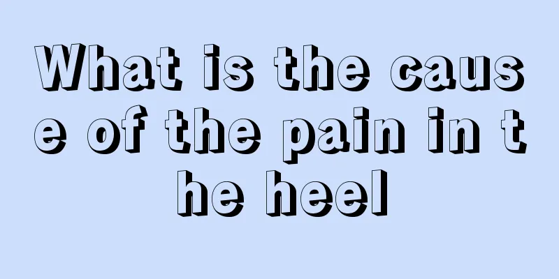 What is the cause of the pain in the heel