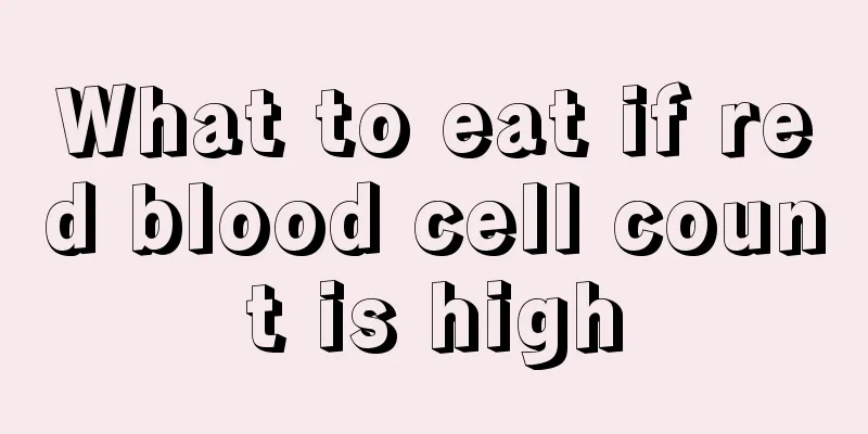 What to eat if red blood cell count is high