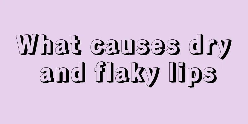 What causes dry and flaky lips