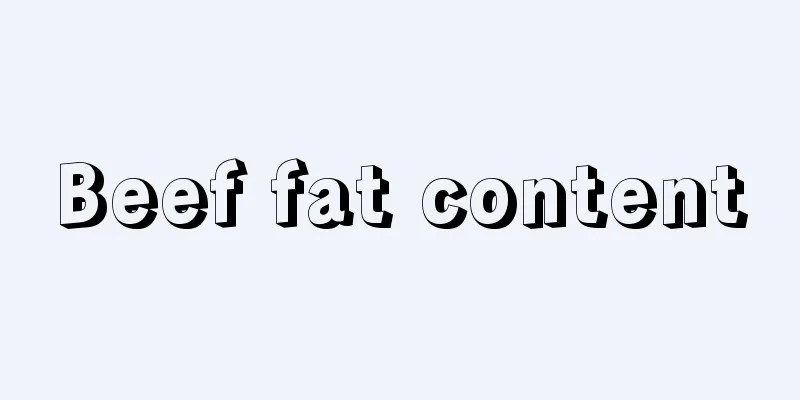 Beef fat content