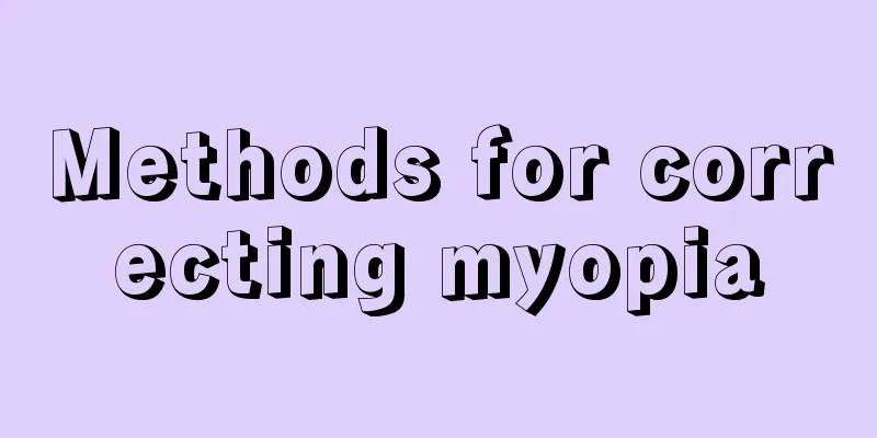 Methods for correcting myopia