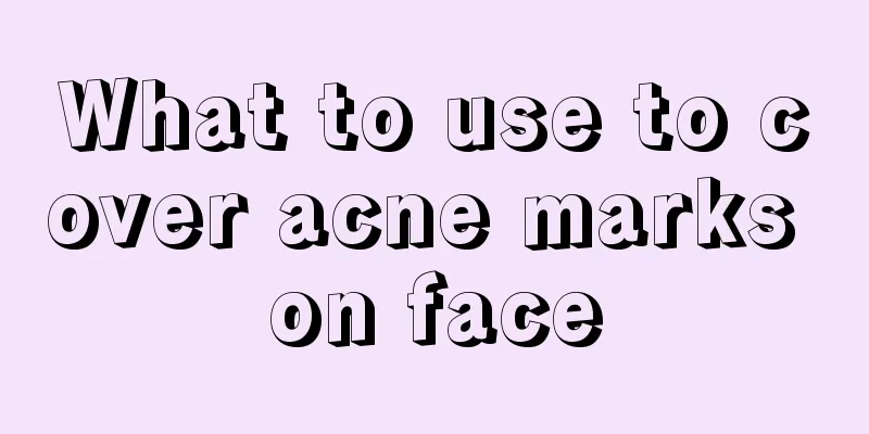 What to use to cover acne marks on face