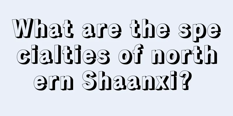 What are the specialties of northern Shaanxi? 