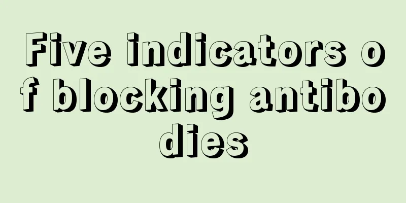 Five indicators of blocking antibodies