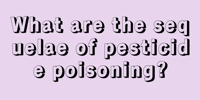 What are the sequelae of pesticide poisoning?