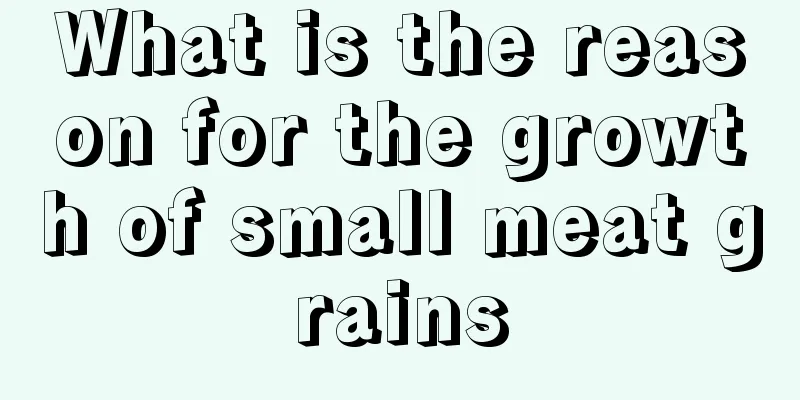 What is the reason for the growth of small meat grains