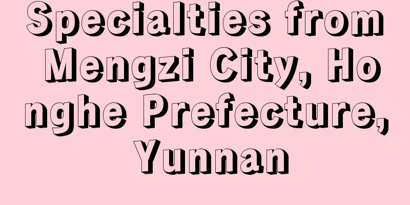 Specialties from Mengzi City, Honghe Prefecture, Yunnan