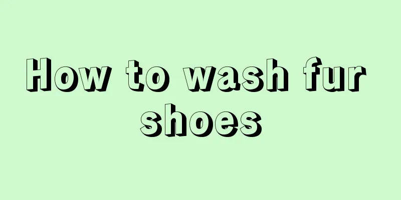 How to wash fur shoes