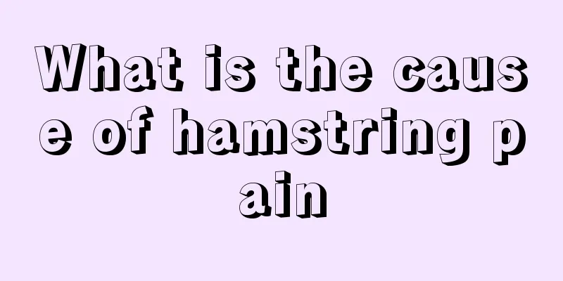 What is the cause of hamstring pain