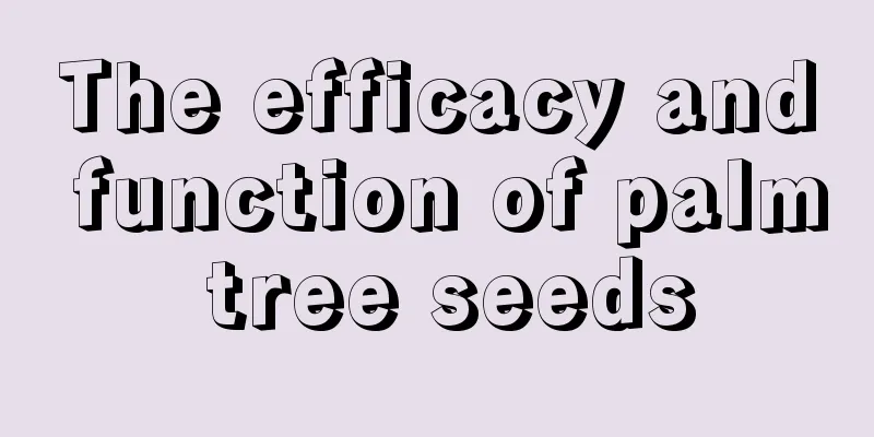 The efficacy and function of palm tree seeds