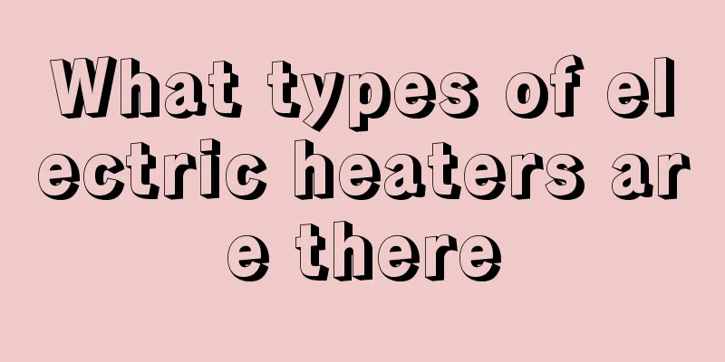 What types of electric heaters are there