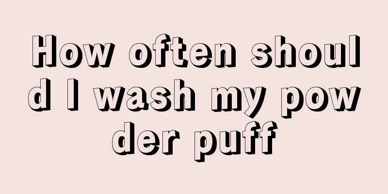 How often should I wash my powder puff