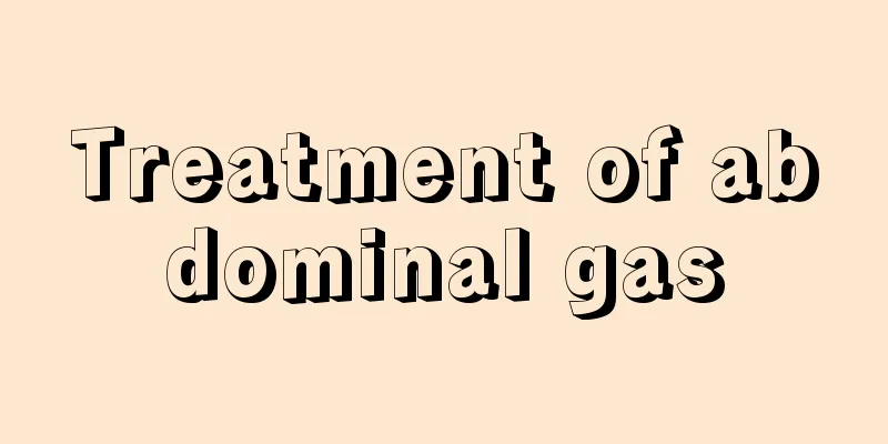 Treatment of abdominal gas