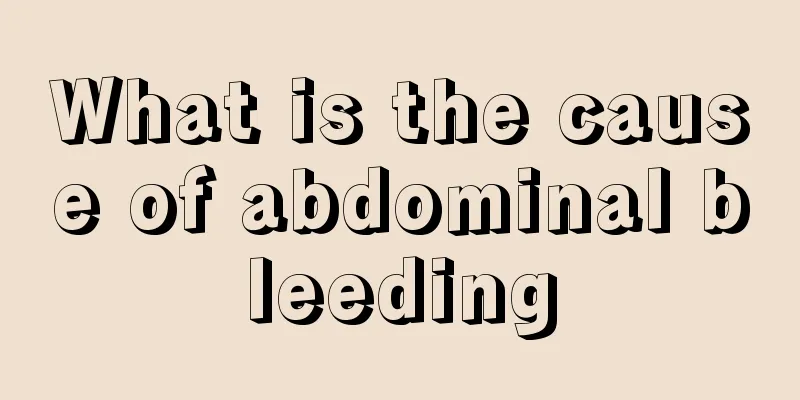 What is the cause of abdominal bleeding