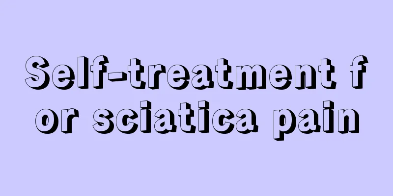 Self-treatment for sciatica pain