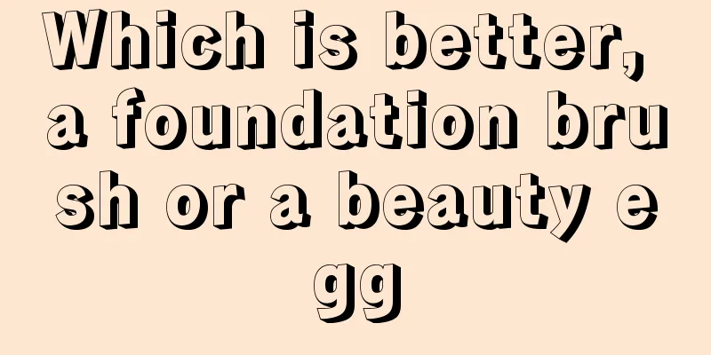 Which is better, a foundation brush or a beauty egg