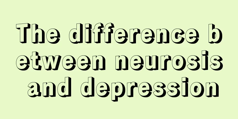 The difference between neurosis and depression