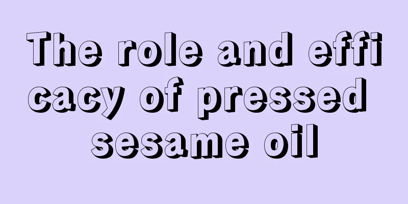 The role and efficacy of pressed sesame oil