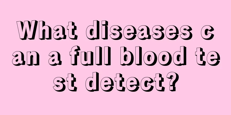 What diseases can a full blood test detect?