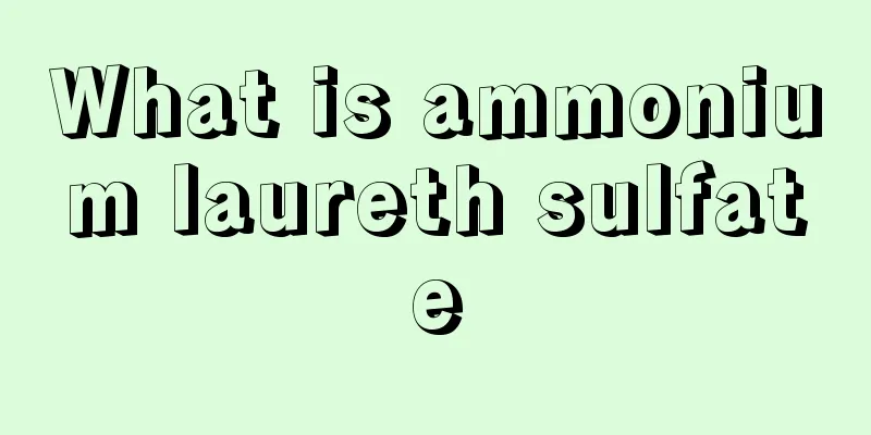 What is ammonium laureth sulfate