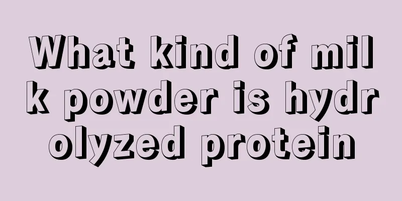 What kind of milk powder is hydrolyzed protein