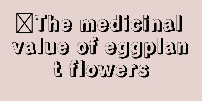 ​The medicinal value of eggplant flowers