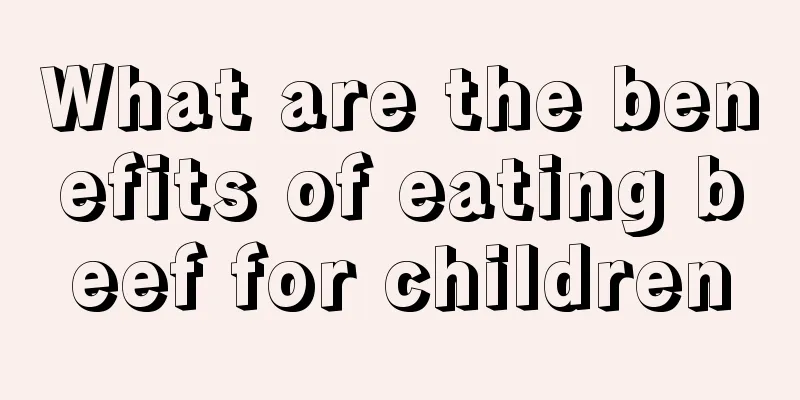 What are the benefits of eating beef for children