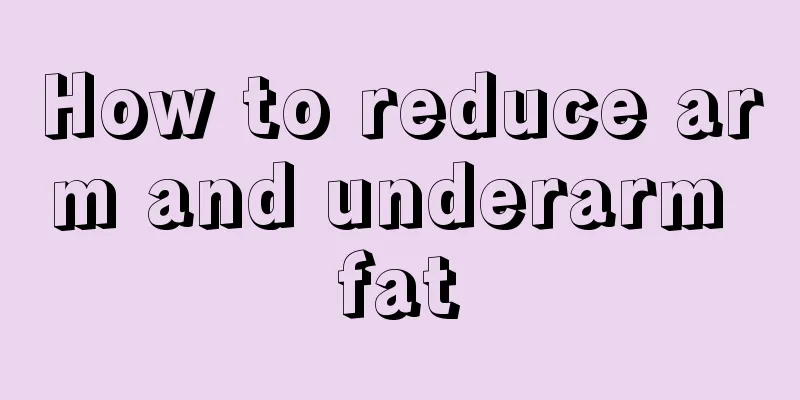 How to reduce arm and underarm fat