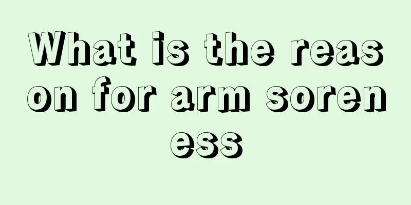 What is the reason for arm soreness