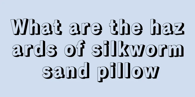 What are the hazards of silkworm sand pillow