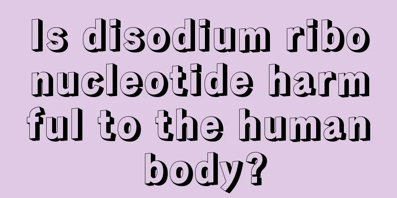 Is disodium ribonucleotide harmful to the human body?