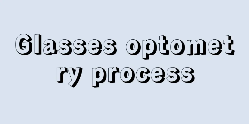 Glasses optometry process