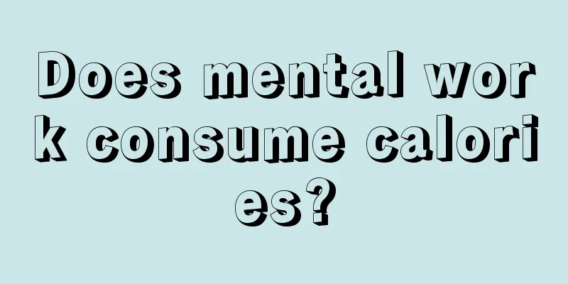 Does mental work consume calories?