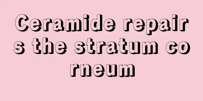 Ceramide repairs the stratum corneum
