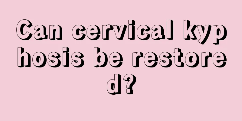 Can cervical kyphosis be restored?