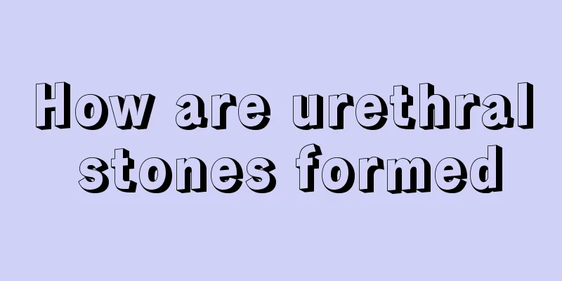 How are urethral stones formed