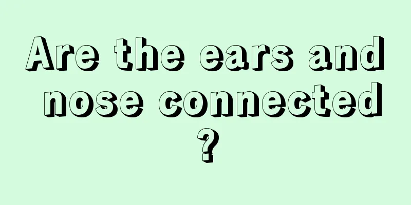 Are the ears and nose connected?