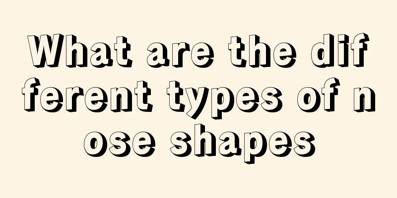 What are the different types of nose shapes
